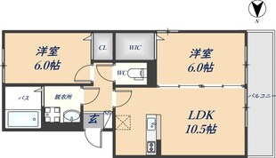 グランシャリオの物件間取画像